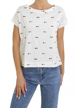 t shirt con bassotti